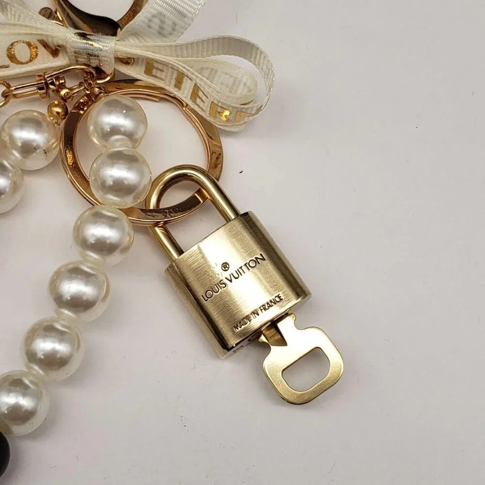 Louis Vuitton Gold Lock 🔑 Authentic LV Padlock + Unbranded Bag Charm